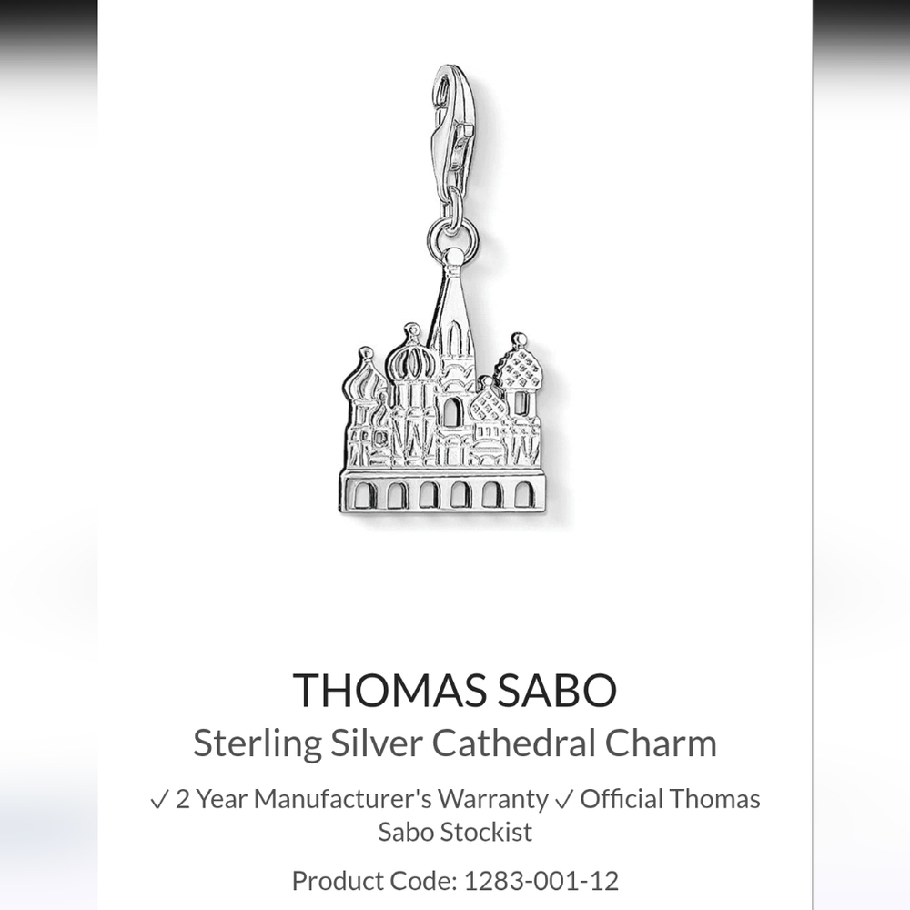 Thomas Sabo Sterling Silver St.Basil's Cathedral Moscow Charm